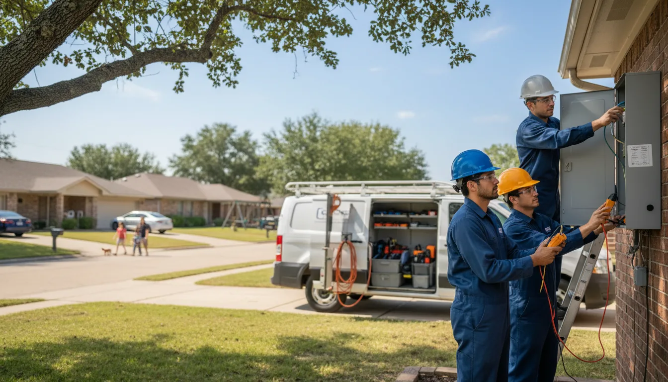 Certified electrician providing emergency electrical services in Pharr, TX
